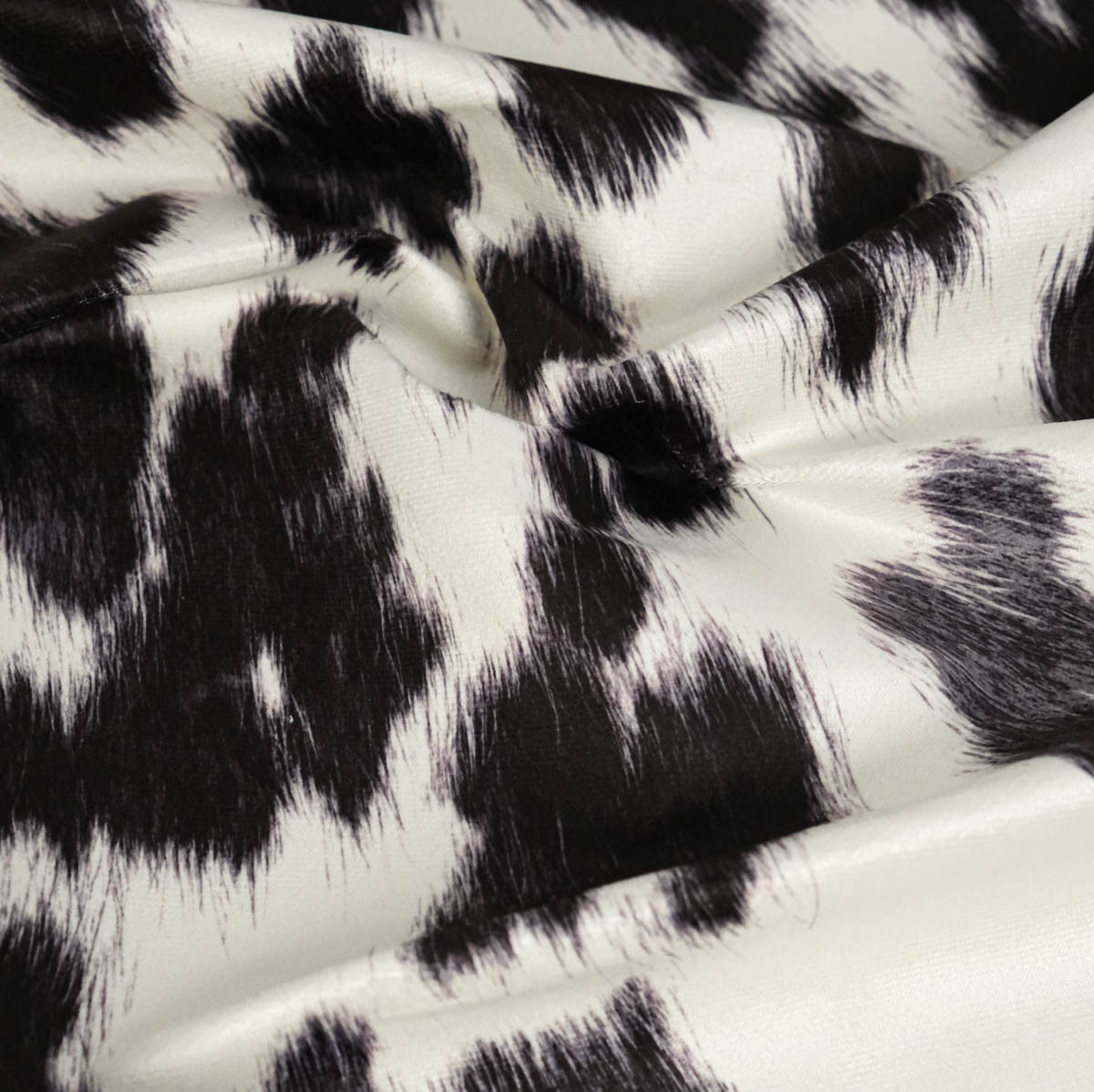 Black Cowhide Shag Velvet - Maison Klem